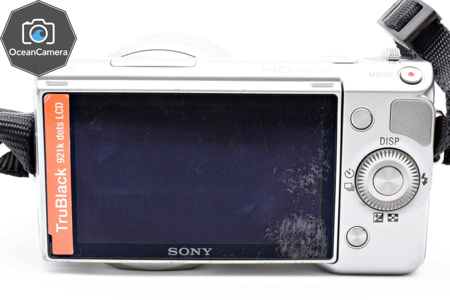 SONY NEX-5 Silver Mirrorless Digital Camera 18-55mm Lens Japanese language only