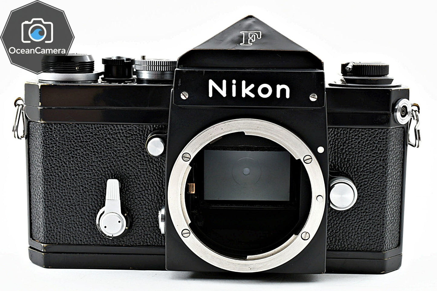 SN706xxxx *Exc+5* Nikon F Eye Level Black 35mm SLR Film Camera Body From JAPAN