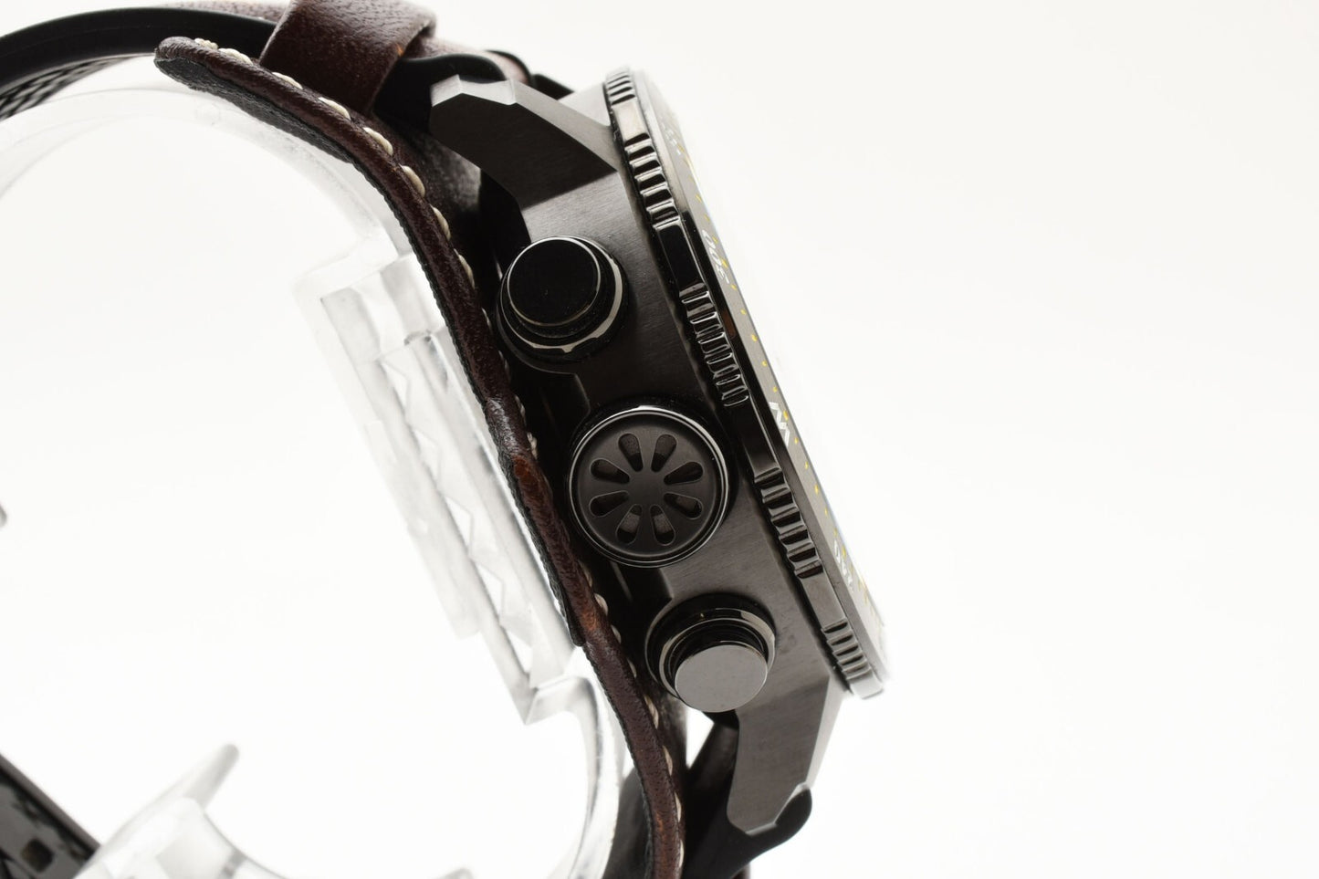 TOP MINT Citizen QZ J280-R013581 Solar Promaster Date Black Mens Wristwatch JP