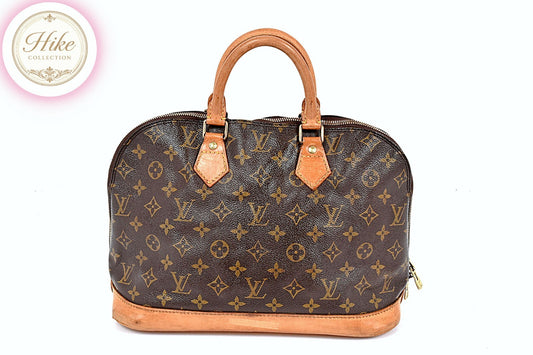 Louis Vuitton Alma PM Monogram Brown Handbag M51130 Authentic Condition *B*