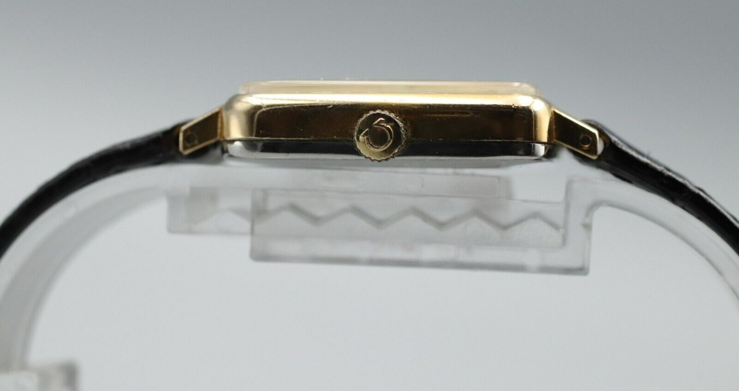 *N MINT* Vintage OMEGA De Ville Cal.625 Hand Winding Gold Roman Dial Mens Watch
