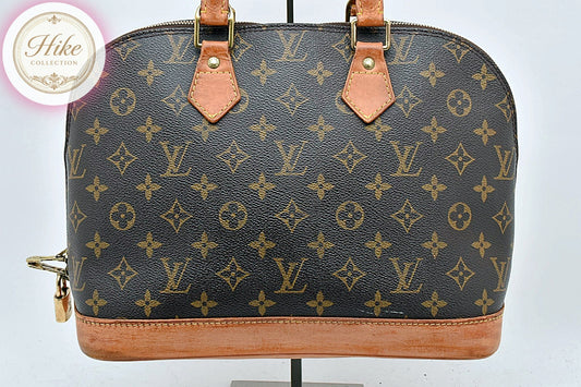Louis Vuitton Alma PM Monogram Brown Handbag M51130 Ladies Authentic #B0007