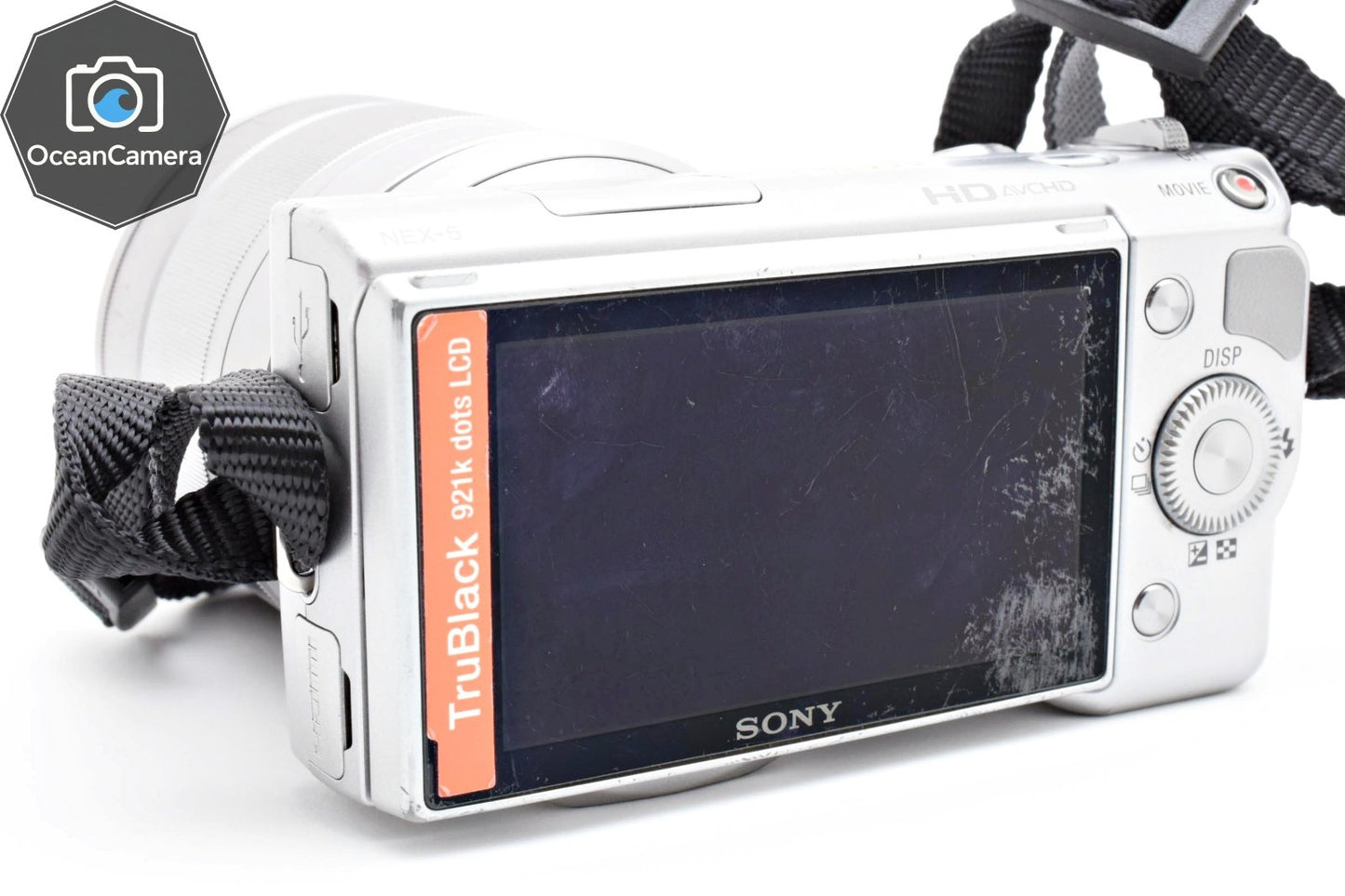 SONY NEX-5 Silver Mirrorless Digital Camera 18-55mm Lens Japanese language only