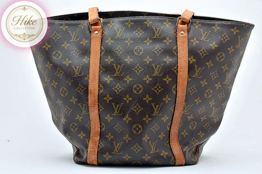 Louis Vuitton Sac Shopping Monogram Brown Tote Bag M51109 Authentic Condition B