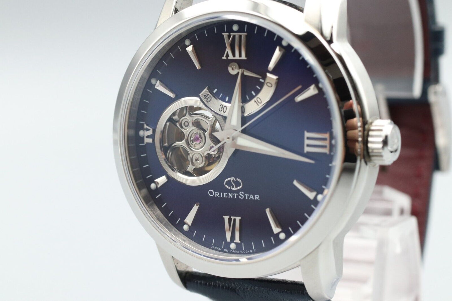 *almost UNUSED* ORIENT Star DA02-C0-B Automatic Blue Dial Mens Watch From JAPAN