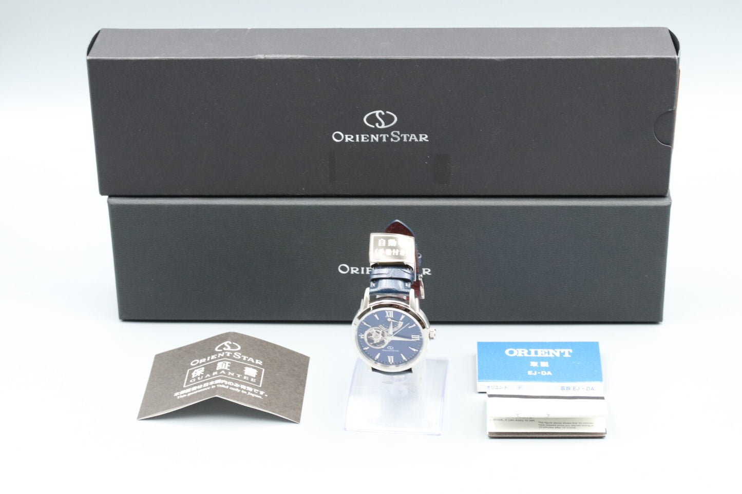 *almost UNUSED* ORIENT Star DA02-C0-B Automatic Blue Dial Mens Watch From JAPAN