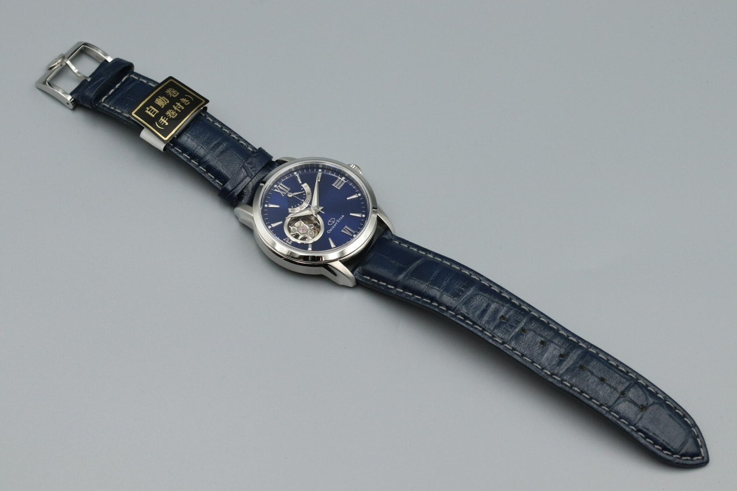*almost UNUSED* ORIENT Star DA02-C0-B Automatic Blue Dial Mens Watch From JAPAN