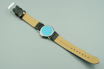 *NEAR MINT* Vintage 1988 SEIKO CREDOR 2F70-0290 Qz Silver Round 31mm Mens Watch