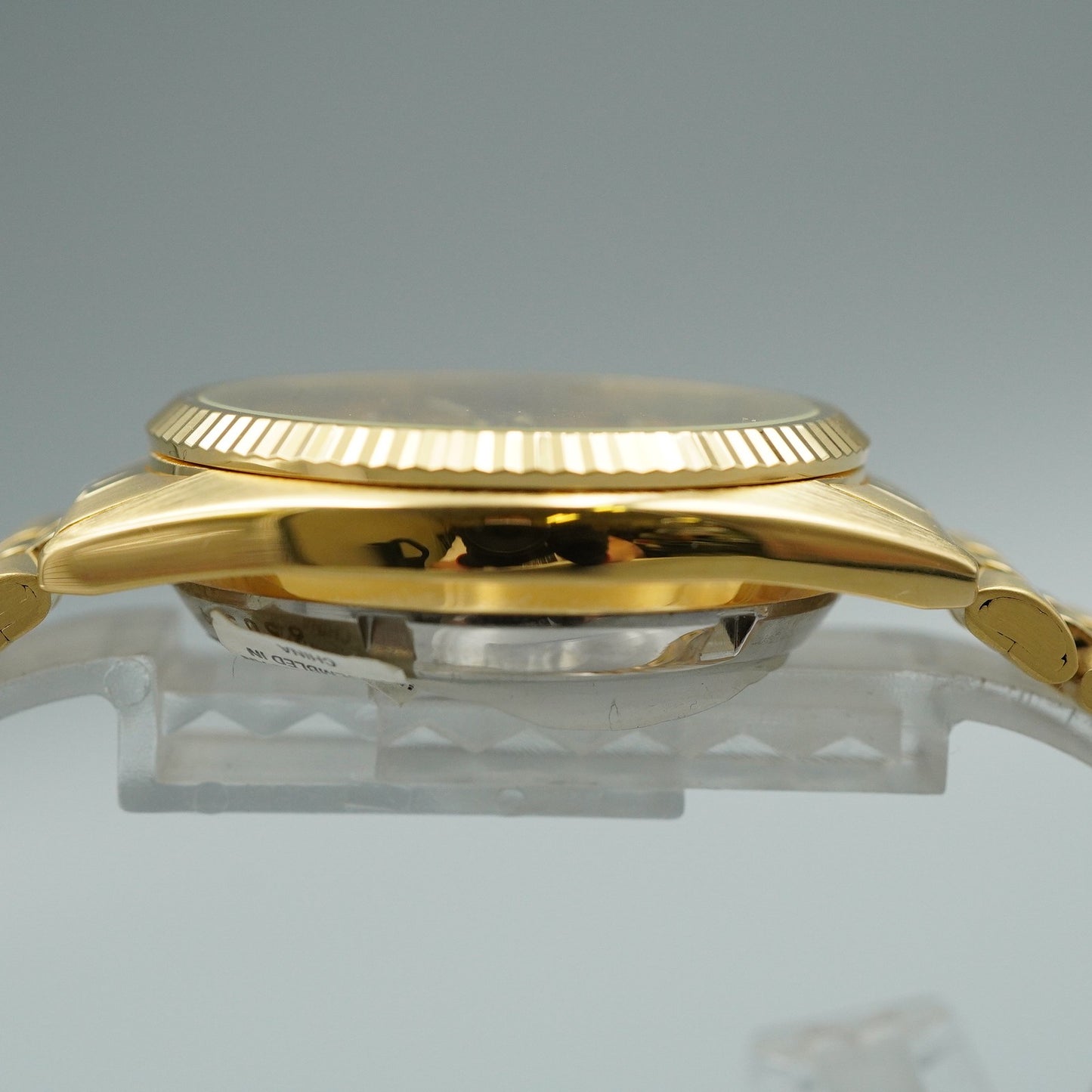 MINT Vintage 1990s SEIKO SEIKO 5 7S26-0500 Automatic Gold Round 36mm Mens Watch