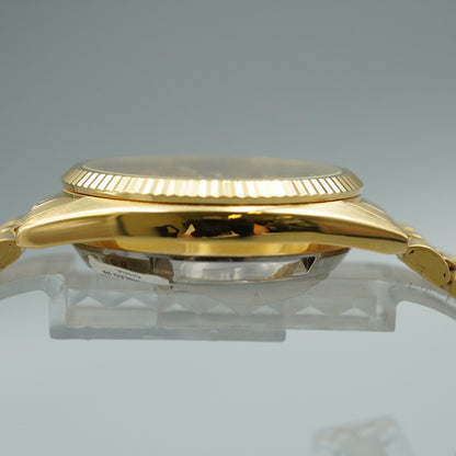 MINT Vintage 1990s SEIKO SEIKO 5 7S26-0500 Automatic Gold Round 36mm Mens Watch