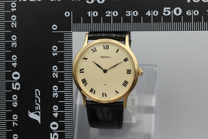 *NEAR MINT* Vintage Seiko Chariot 2220-0480 Stainless Steel Mens Hand Wind Watch