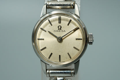 Exc+5 Vintage1963 OMEGA  Cal.620 Ref.511.015 Hand Wind Silver 20mm Women Watch