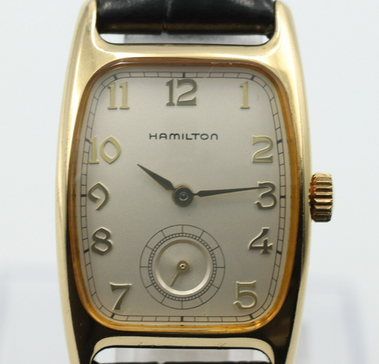 *Exc+5* Vintage HAMILTON Bolton 6186 Hand Winding Silver Dial Women Watch