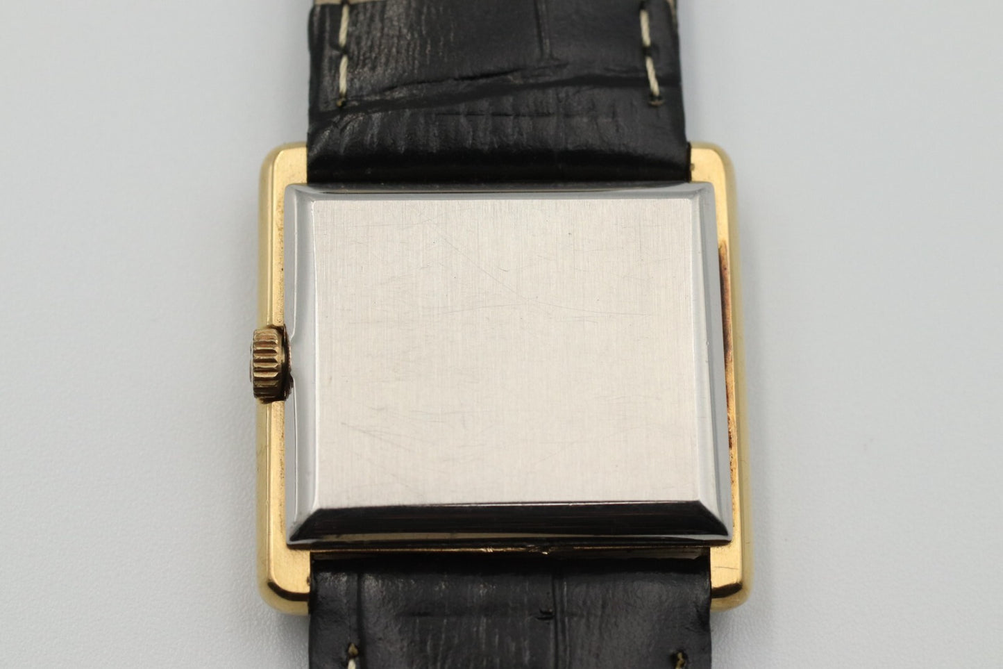 N MINT* Vintage OMEGA De Ville Cal.625 Hand Winding Gold Dial Square Women Watch