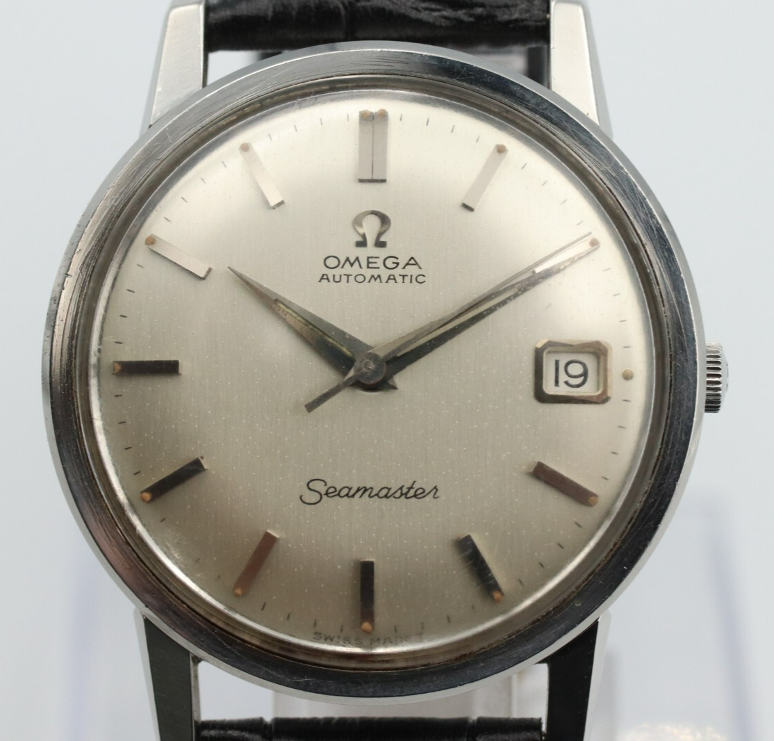 *MINT* Vintage OMEGA Seamaster Cal.562 Automatic Silver Dial 35mm Mens Watch