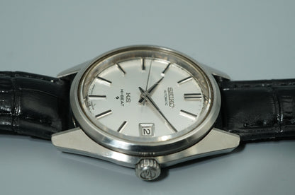 *Exc+4* Vintage 1969 SEIKO KS HI-BEAT 5626-7000 Automatic Silver 36mm Mens Watch