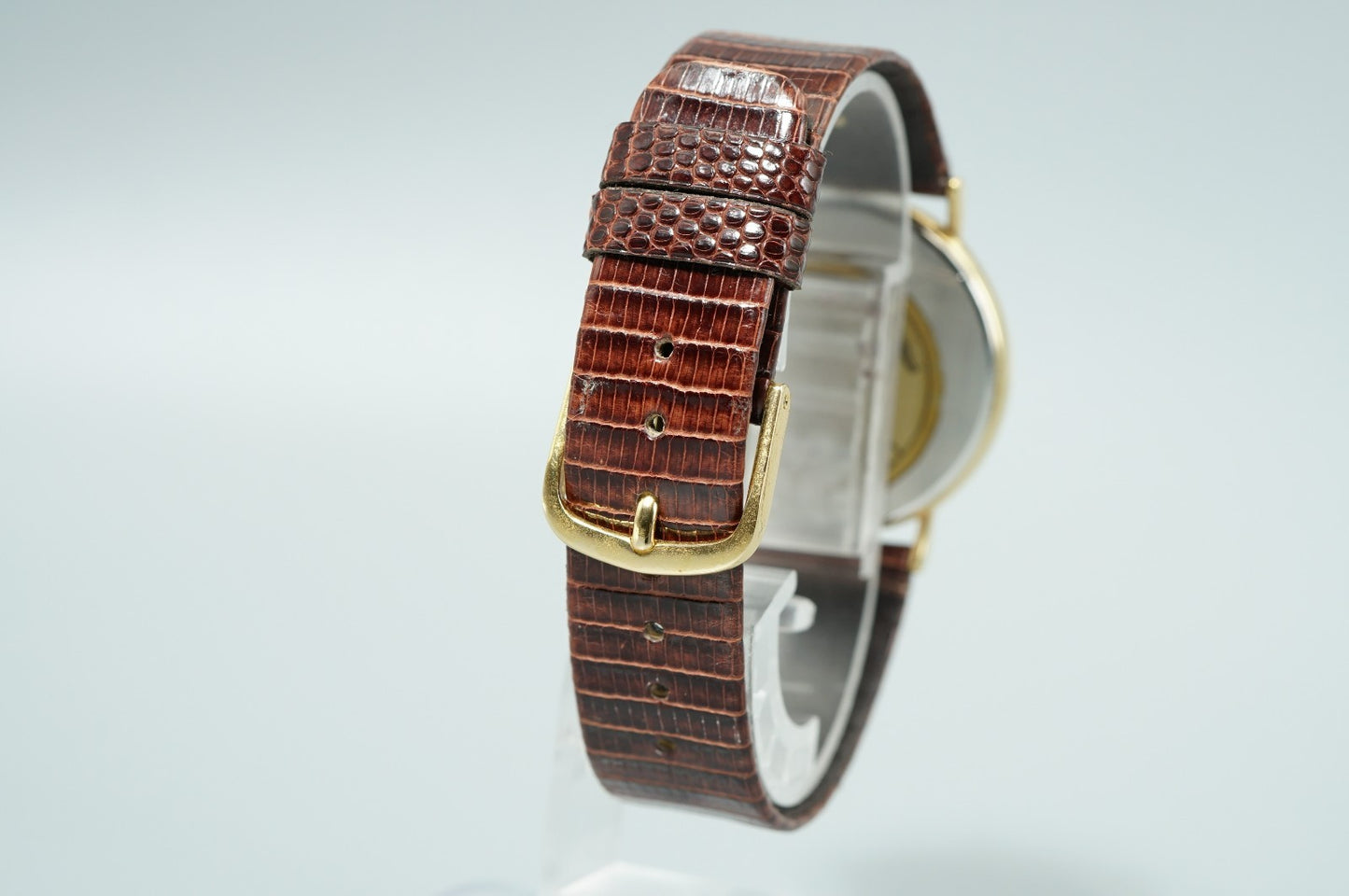 NEAR MINT Vintage 1986 OMEGA De Ville Cal.1378 Quartz Gold Dial 32mm Women Watch