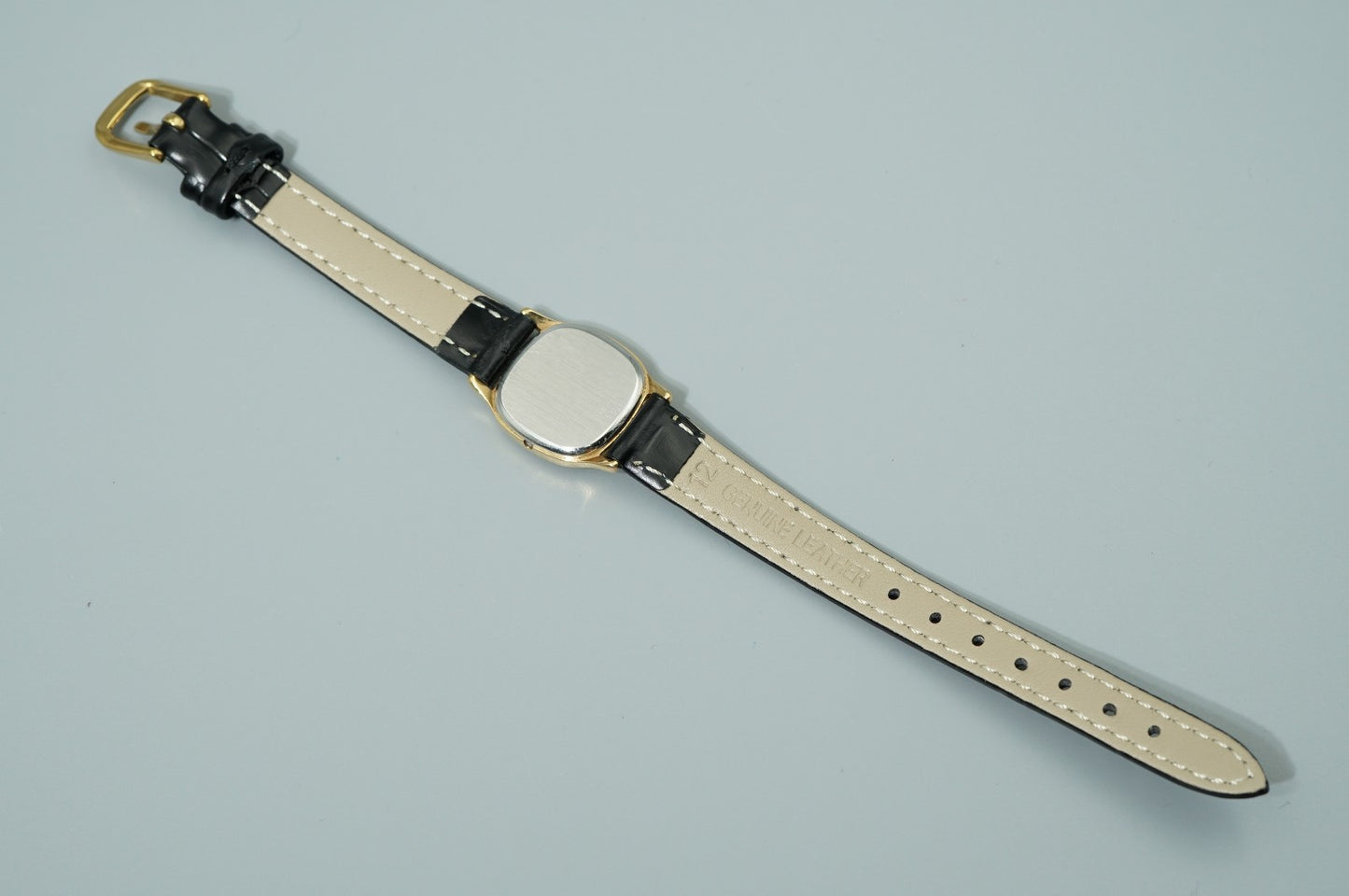 *Exc+4* Vintage OMEGA De Ville Cal.1387 Qz White Square 21mm Women,Ladies Watch