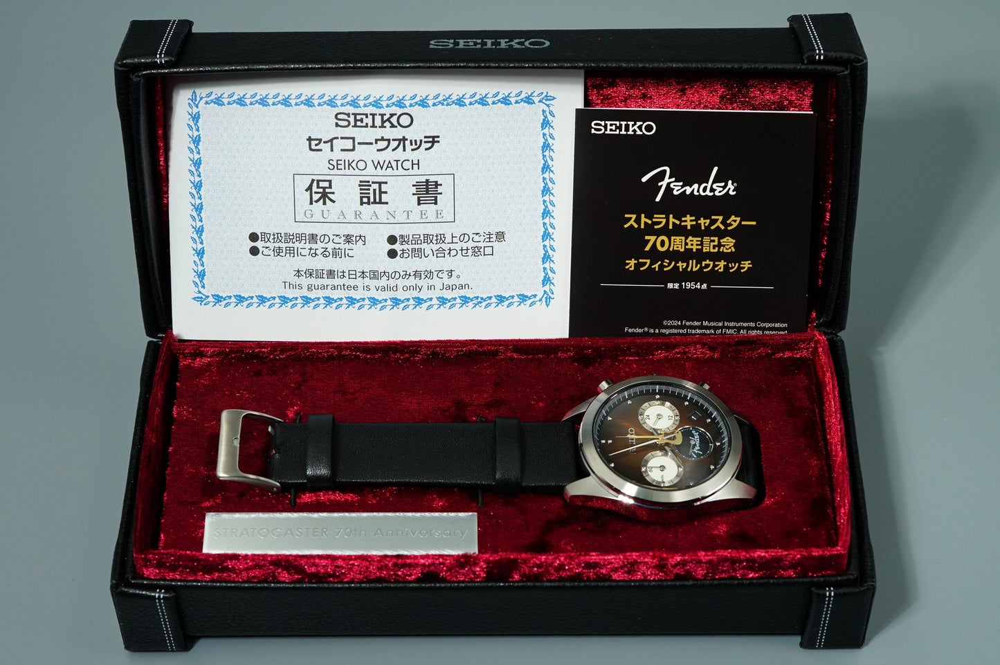 *TOP MINT*  SEIKO Fender    Quartz Bronze Dial Round 40mm Mens Watch