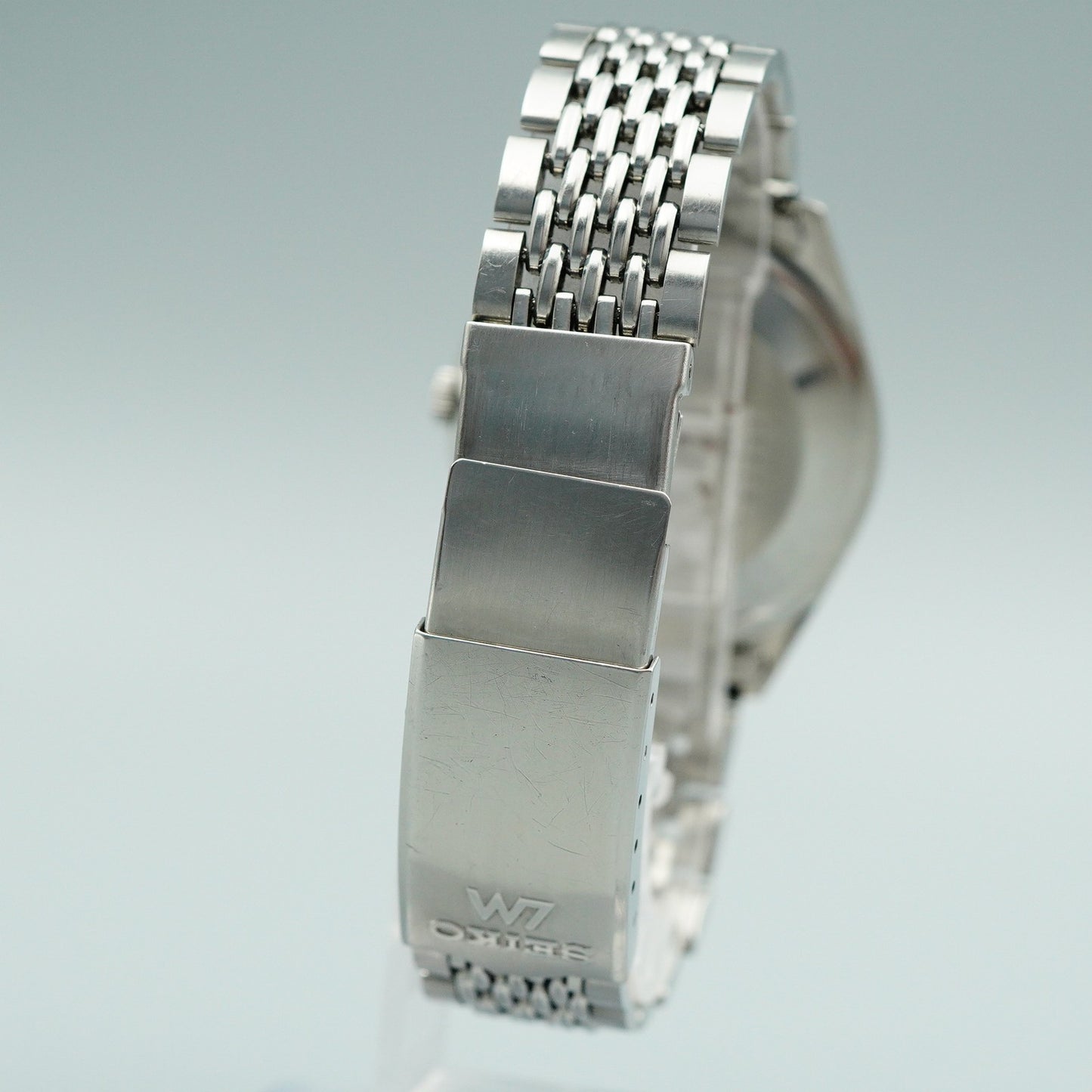 *N MINT* Vintage SEIKO LORD MATIC 5601-9000 Automatic Silver 36 mm Mens Watch