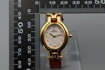 5 Collors [NEAR MINT in Box] FENDI 640L Change Belt Quartz Ladies Watch JAPAN