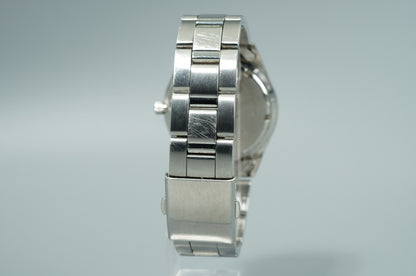 *Exc+5* Vintage1997 SEIKO 7N43-9080 Quartz Black Dial Round 37mm Mens Watch