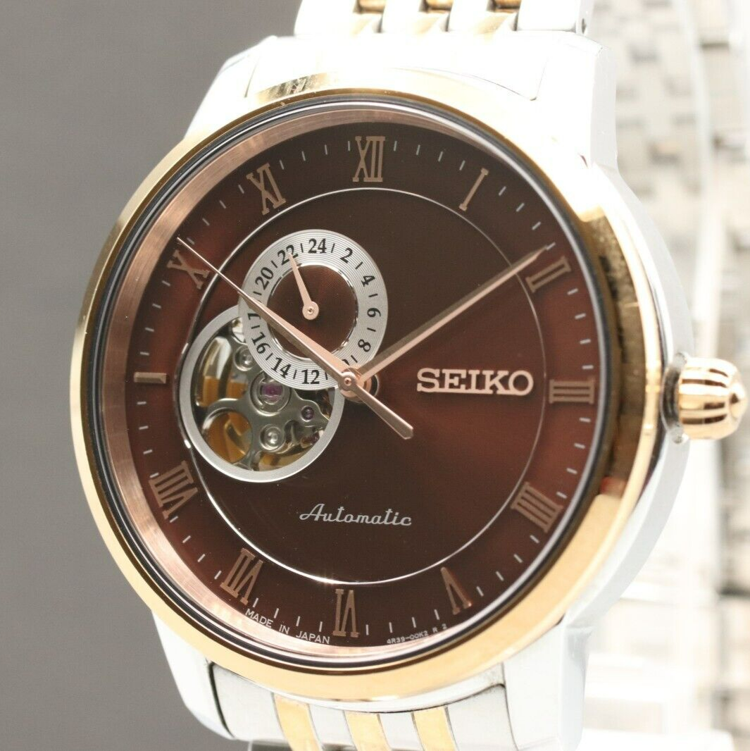*TOP MINT* SEIKO Presage 4R39-00M0 SARY066 Automatic Open Heart Mens Watch