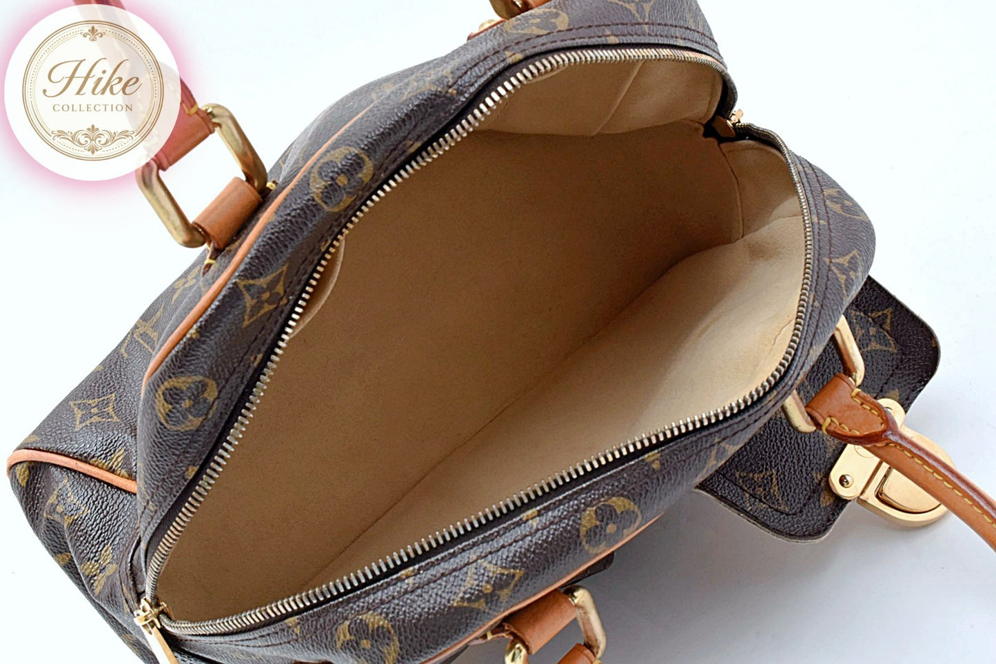 Louis Vuitton Manhattan PM Monogram Brown Handbag M40026 Authentic Condition *A*