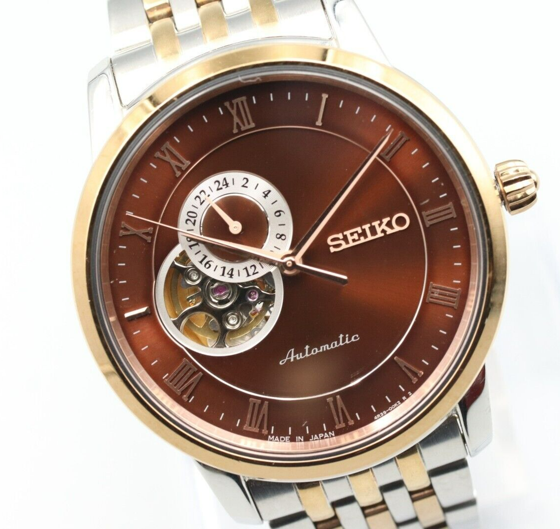 *TOP MINT* SEIKO Presage 4R39-00M0 SARY066 Automatic Open Heart Mens Watch