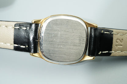 *Exc+4* Vintage OMEGA De Ville Cal.1387 Qz White Square 21mm Women,Ladies Watch