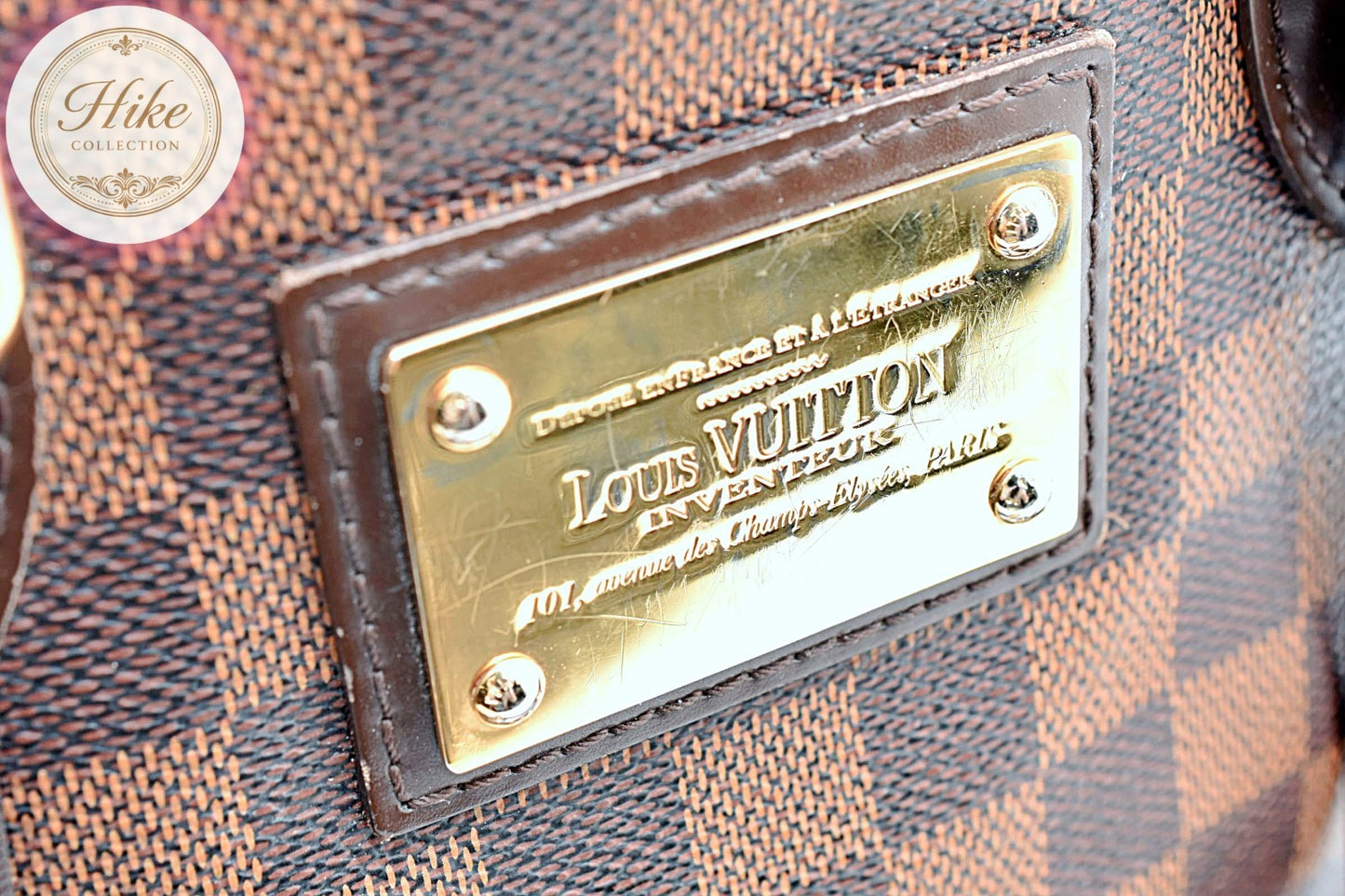 Louis Vuitton Hampstead PM Damier Ebene Tote Bag N51205 Authentic Condition *A*