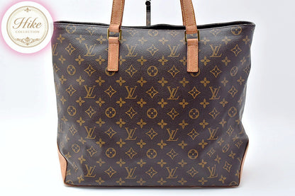 Louis Vuitton CABAS MEZZO Monogram Brown Tote Bag M51151 Authentic Condition SA