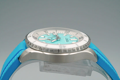 *MINT* BREITLING superocean A17377 Automatic Blue Dial Round 36mm Mens Watch