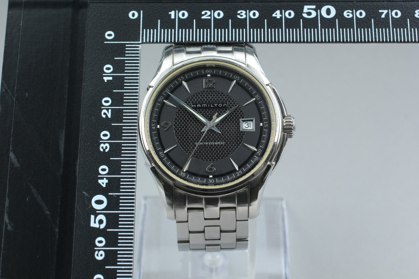 *N MINT* Hamilton Jazzmaster Viewmatic H325150 Automatic Black Mens watch JAPAN