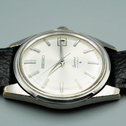 Polished Vintage 1978 SEIKO Sportsman 6602-9982 Hand Wind Silver 36mm Mens Watch