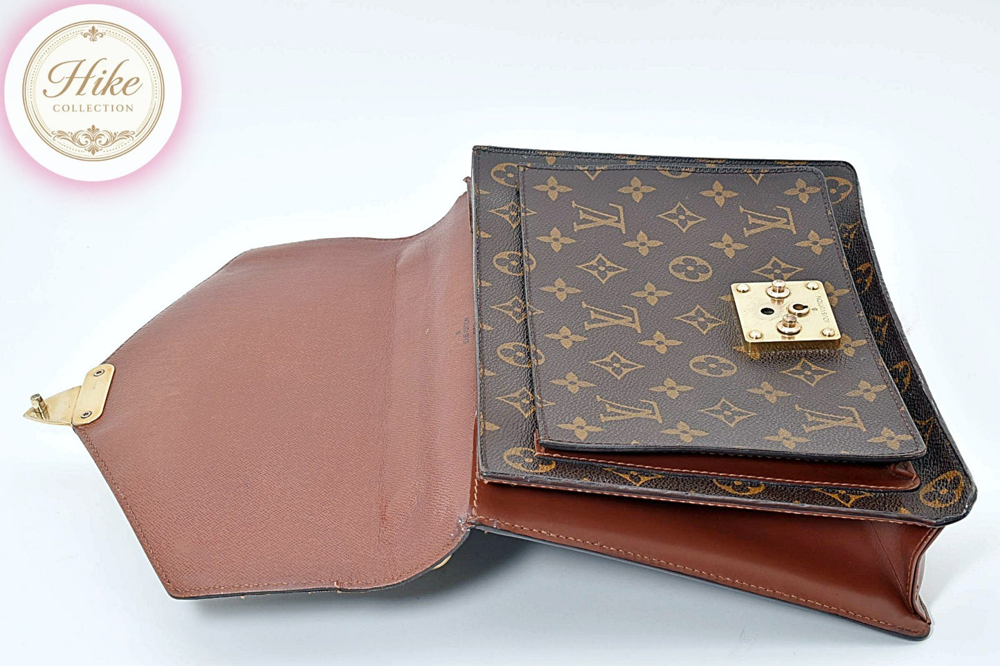 Louis Vuitton Monceau 28 Monogram Brown Handbag M51185  Ladies Authentic #B0003