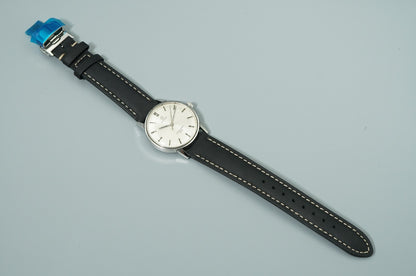 N MINT Vintage 1964 OMEGA Seamaster Cal.601 Hand Winding Silver 34mm Mens Watch