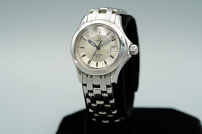 *Working for As-is* Vintage 1990s OMEGA Seamaster Cal.1424 Qz 27mm Women Watch