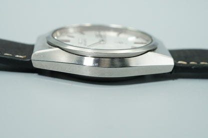 *NEAR MINT* Vintage 1977 SEIKO King Quartz 4823-8100 Silver 35mm Mens Watch