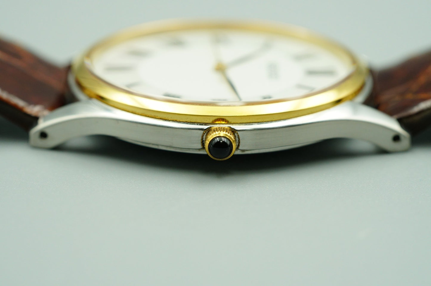 *NEAR MINT* SEIKO Dolce 8J41-0AJ0 Quartz White Dial Round 32mm Mens Watch