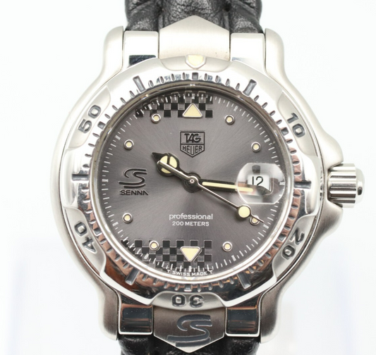 *MINT* TAG HEUER Professional 2000 WH1314 Quartz White Dial 30mm Mens Watch