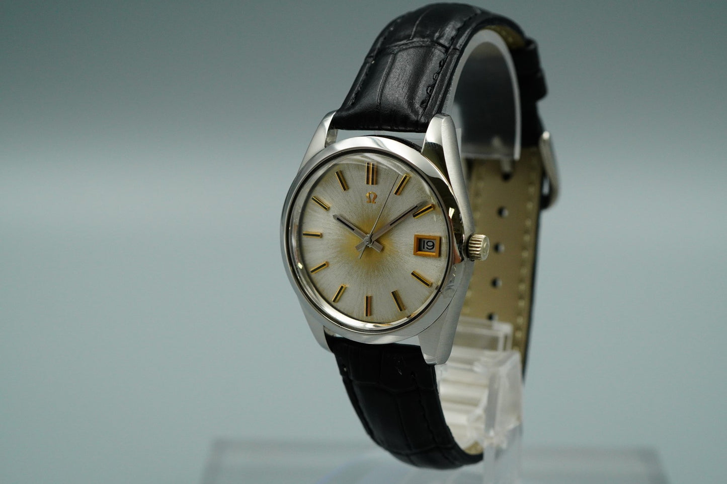 MINT 1970s OMEGA Cal.1011 Ref.168.0061 166.0172 Automatic Silver 35mm Mens Watch