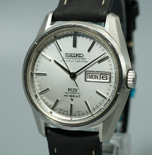 Vintage 1970 SEIKO KS HI-BEAT CHRONOMETER 5626-7040 Automatic 35mm Mens Watch