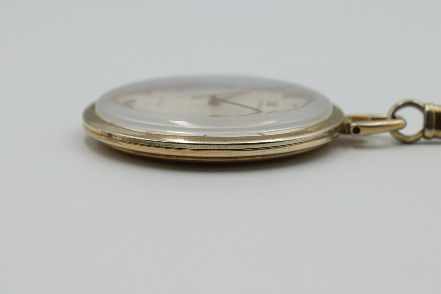 *Exc+5* Vintage OMEGA De Ville Cal.601 Hand Winding Silver Dial 43mm PocketWatch