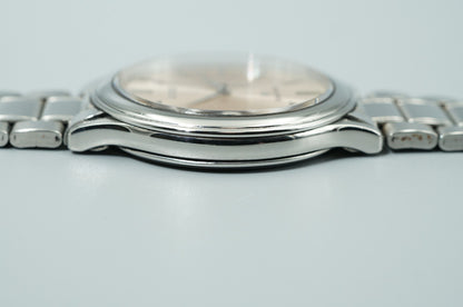 *NEAR MINT* Vintage 1992 SEIKO Grand 9581-7000 Qz Silver Round 33mm Mens Watch