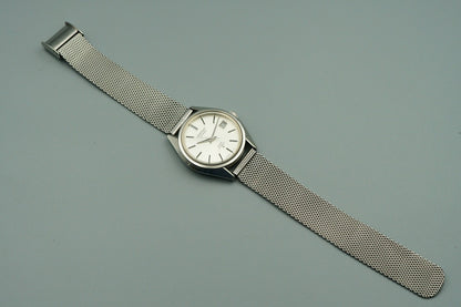 *N MINT* Vintage 1974 SEIKO KS HI-BEAT 5625-7113 AT Silver Round 35mm Mens Watch
