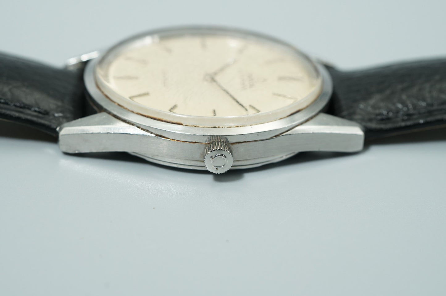 *Exc+3* Vintage 1973 OMEGA De Ville Cal.711 Automatic Cream Dial 34mm Mens Watch