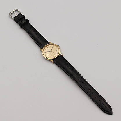 N MINT Vintage 1970 OMEGA De Ville Cal.625 Hand Wind Gold Round 25mm Women Watch