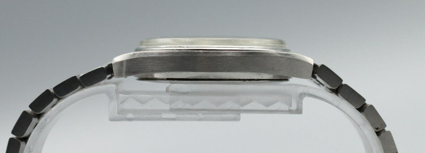 *NEAR MINT* Vintage OMEGA Seamaster Cal.1342 Quartz Silver Dial Round Mens Watch