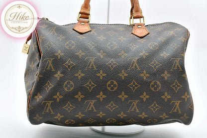 Louis Vuitton Speedy 30 Monogram Brown Handbag M41526 Authentic Condition *AB*